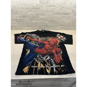 Vintage 2004 Spiderman 2 The Movie Kids Shirt Size Large - Great Condition